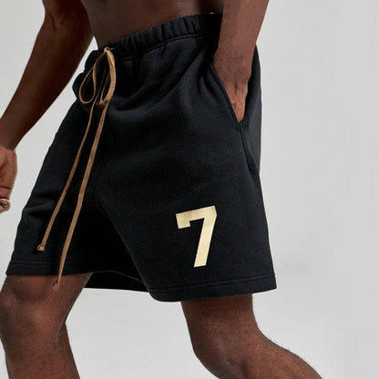 Men Sports Gym Shorts Digital Drawstring