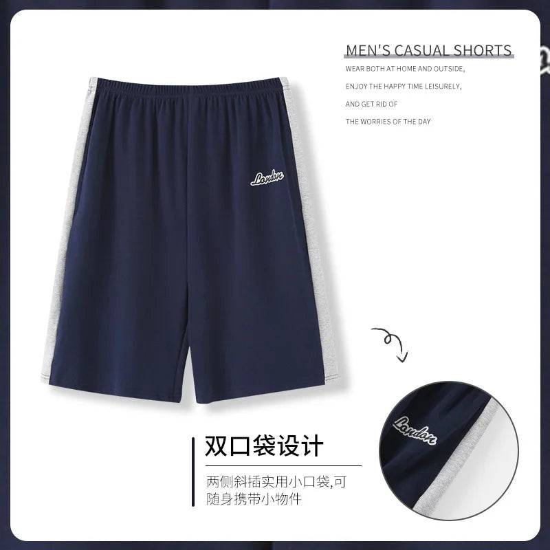 Men's Cotton Pajama Pants Shorts Home Wear