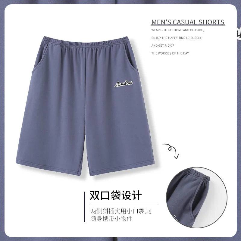 Men's Cotton Pajama Pants Shorts Home Wear