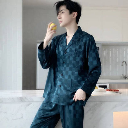 Men Pajamas Long Sleeve Short Sleeve set - Xmaker