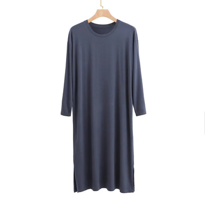 Men's Modal Round Neck Long Sleeve Sleepwear