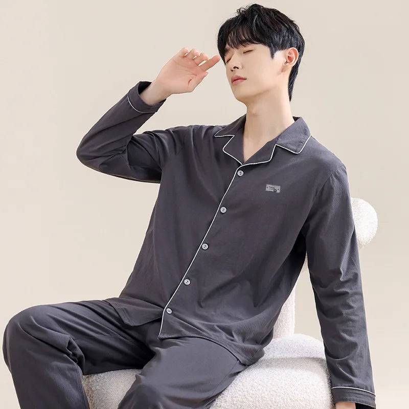 Men Pajamas Suit