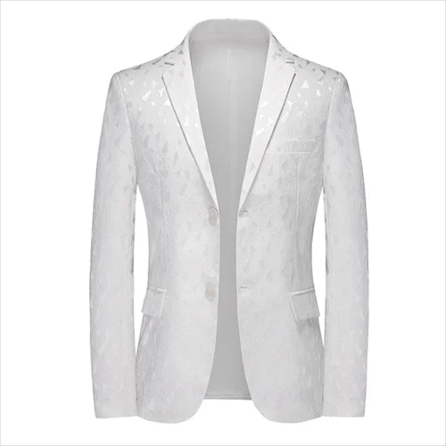 Men's Single breasted Blazers Banquet Suit - Xmaker