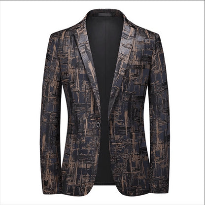 Men's Single breasted Blazers Banquet Suit - Xmaker