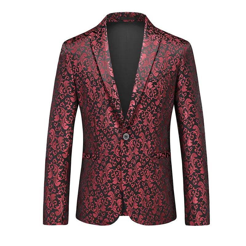 Men's Single breasted Blazers Banquet Suit - Xmaker