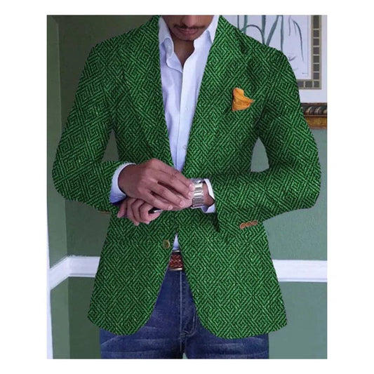 Blazers for Men Blazer Slim Fit Jacket, Green