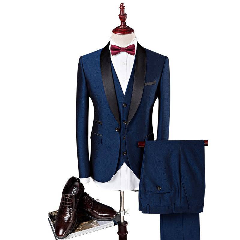 Men 3 Pieces Suit Set Men Wedding Suits Groom Tuxedos