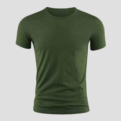 Men's Short Sleeve Basic Crew Neck T-shirts Slim Fit