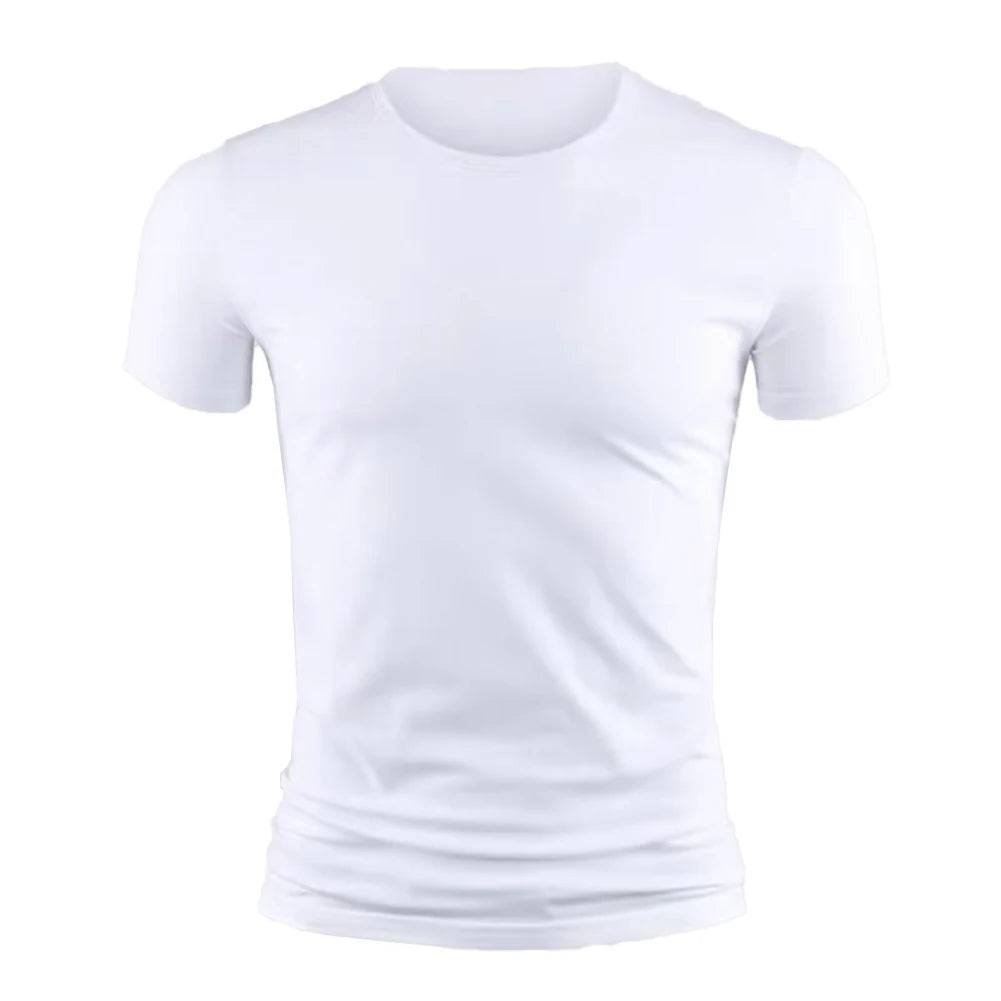 Men's Short Sleeve Basic Crew Neck T-shirts Slim Fit