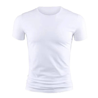 Men's Short Sleeve Basic Crew Neck T-shirts Slim Fit