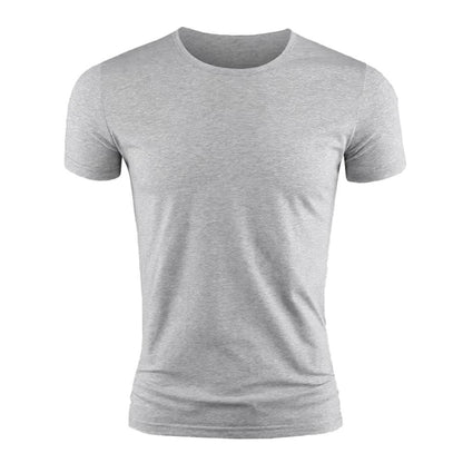 Men's Short Sleeve Basic Crew Neck T-shirts Slim Fit