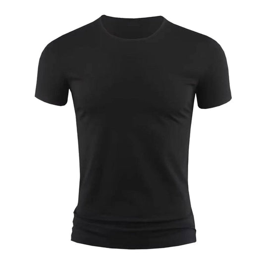 Men's Short Sleeve Basic Crew Neck T-shirts Slim Fit