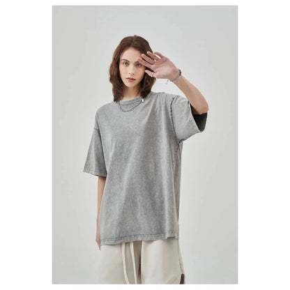 Heavy Washed Cotton Oversized T-shirts