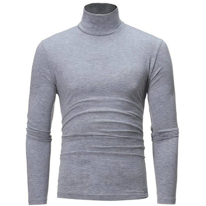 Men's Thermal Underwear Tights High Neck Thin Slim Fit Shirt