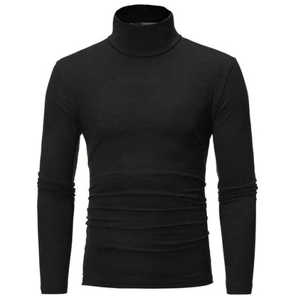 Men's Thermal Underwear Tights High Neck Thin Slim Fit Shirt