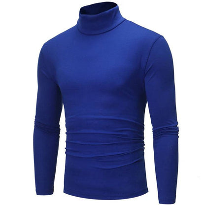 Men's Thermal Underwear Tights High Neck Thin Slim Fit Shirt