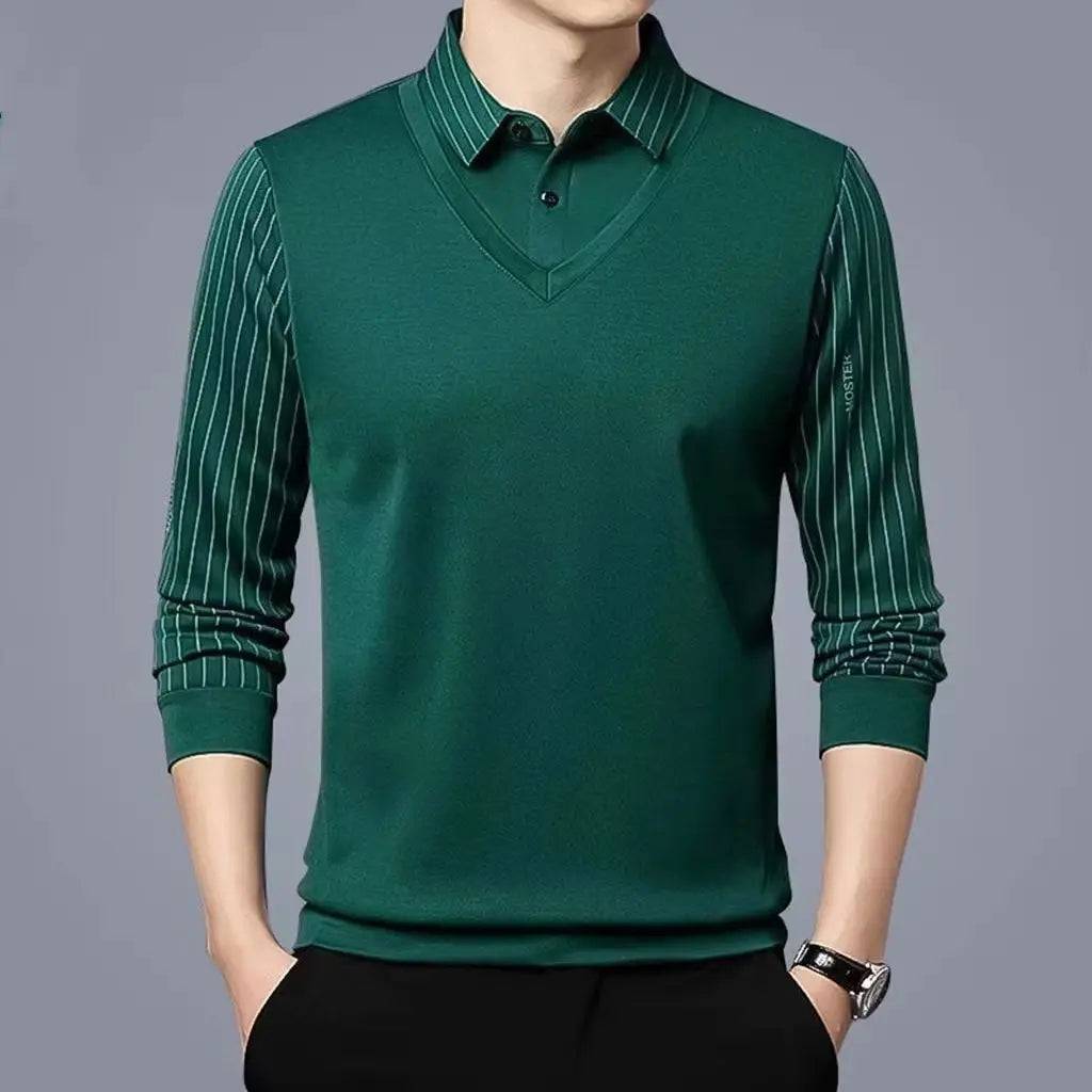 Business Casual Thin Slim Men Polo Shirt - Xmaker