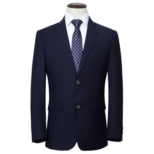 Large size solid color suit jacket - Xmaker