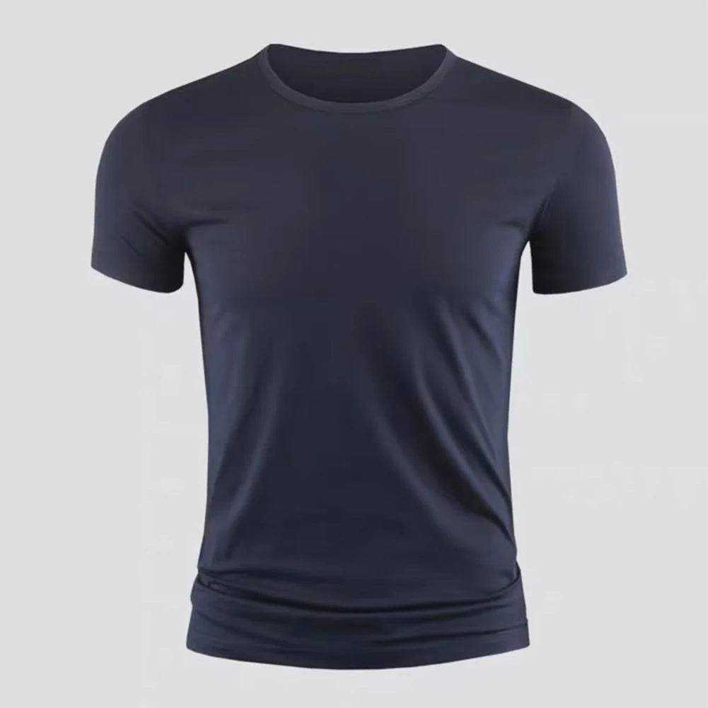 Men's Short Sleeve Basic Crew Neck T-shirts Slim Fit - Xmaker