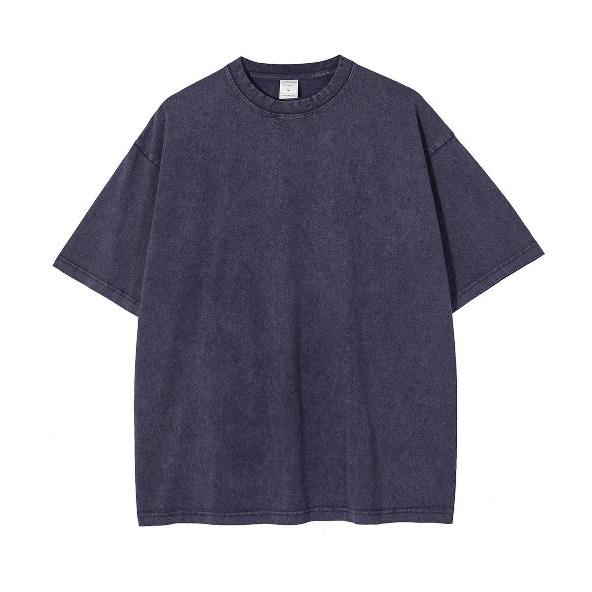 Heavy Washed Cotton Oversized T-shirts - Xmaker