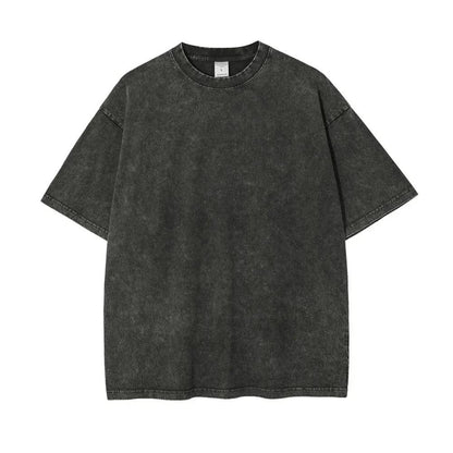 Heavy Washed Cotton Oversized T-shirts - Xmaker