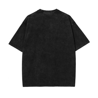 Heavy Washed Cotton Oversized T-shirts - Xmaker