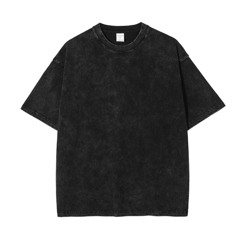 Heavy Washed Cotton Oversized T-shirts - Xmaker