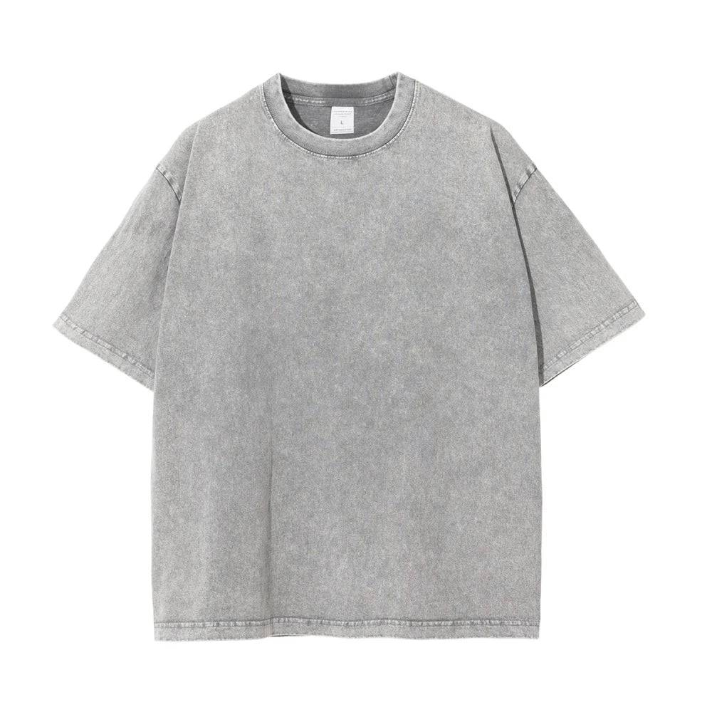 Heavy Washed Cotton Oversized T-shirts - Xmaker