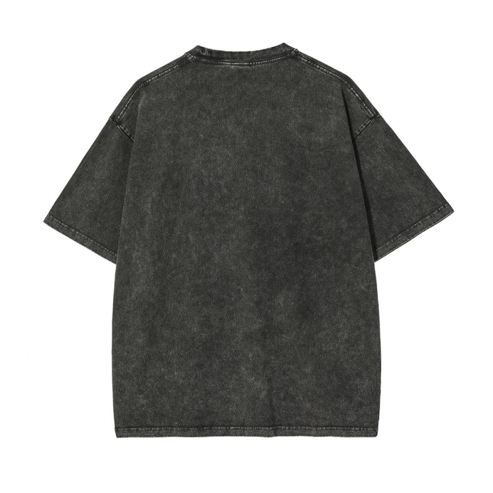 Heavy Washed Cotton Oversized T-shirts - Xmaker