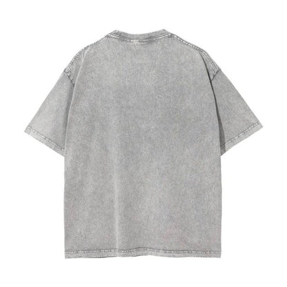 Heavy Washed Cotton Oversized T-shirts - Xmaker