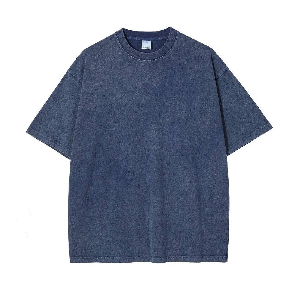 Heavy Washed Cotton Oversized T-shirts - Xmaker