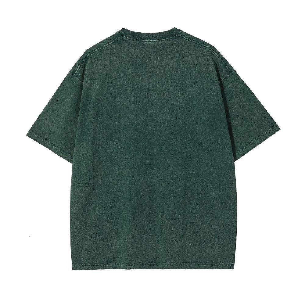 Heavy Washed Cotton Oversized T-shirts - Xmaker