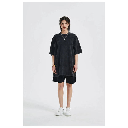 Heavy Washed Cotton Oversized T-shirts - Xmaker