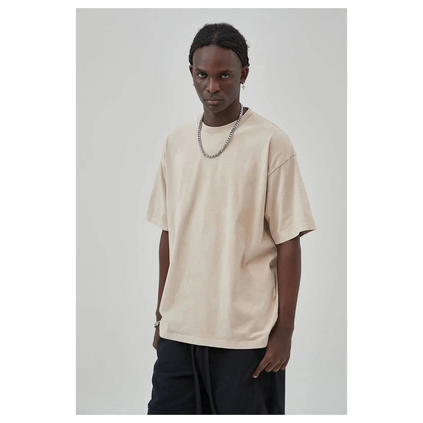 Heavy Washed Cotton Oversized T-shirts - Xmaker