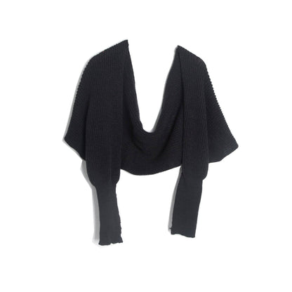 Sleeve Wool Knitted Scarf - Xmaker