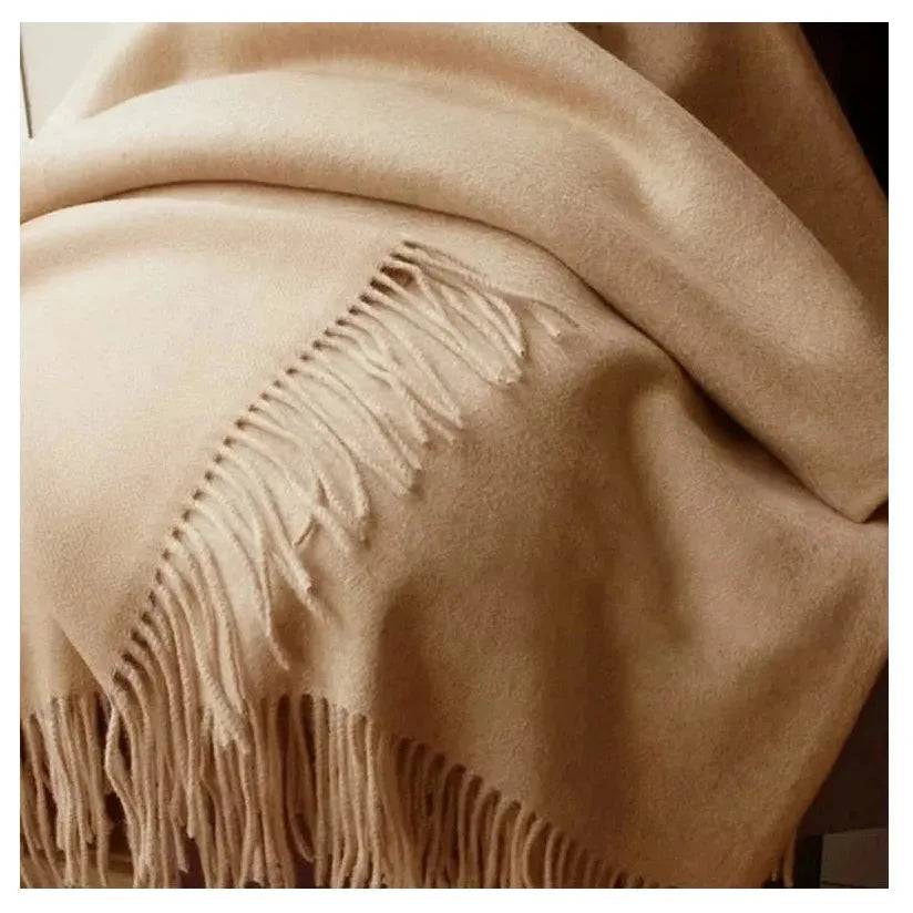 Women's Wool Scarf Scarves Poncho Wrap - Xmaker