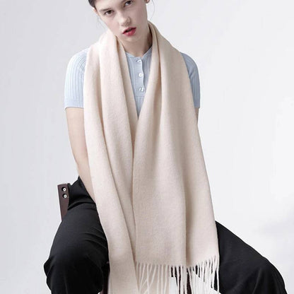 Women's Wool Scarf Scarves Poncho Wrap - Xmaker