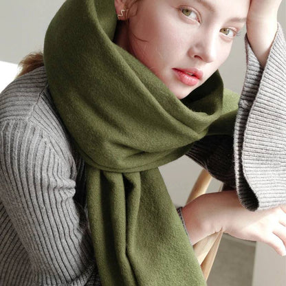 Women's Wool Scarf Scarves Poncho Wrap - Xmaker