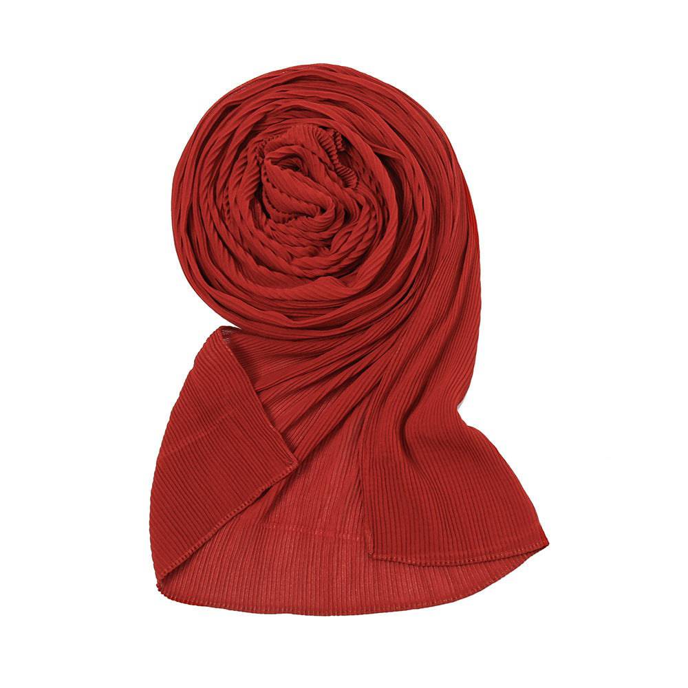 Pearl Chiffon Pleated Scarf Women's Sunscreen Shawl - Xmaker