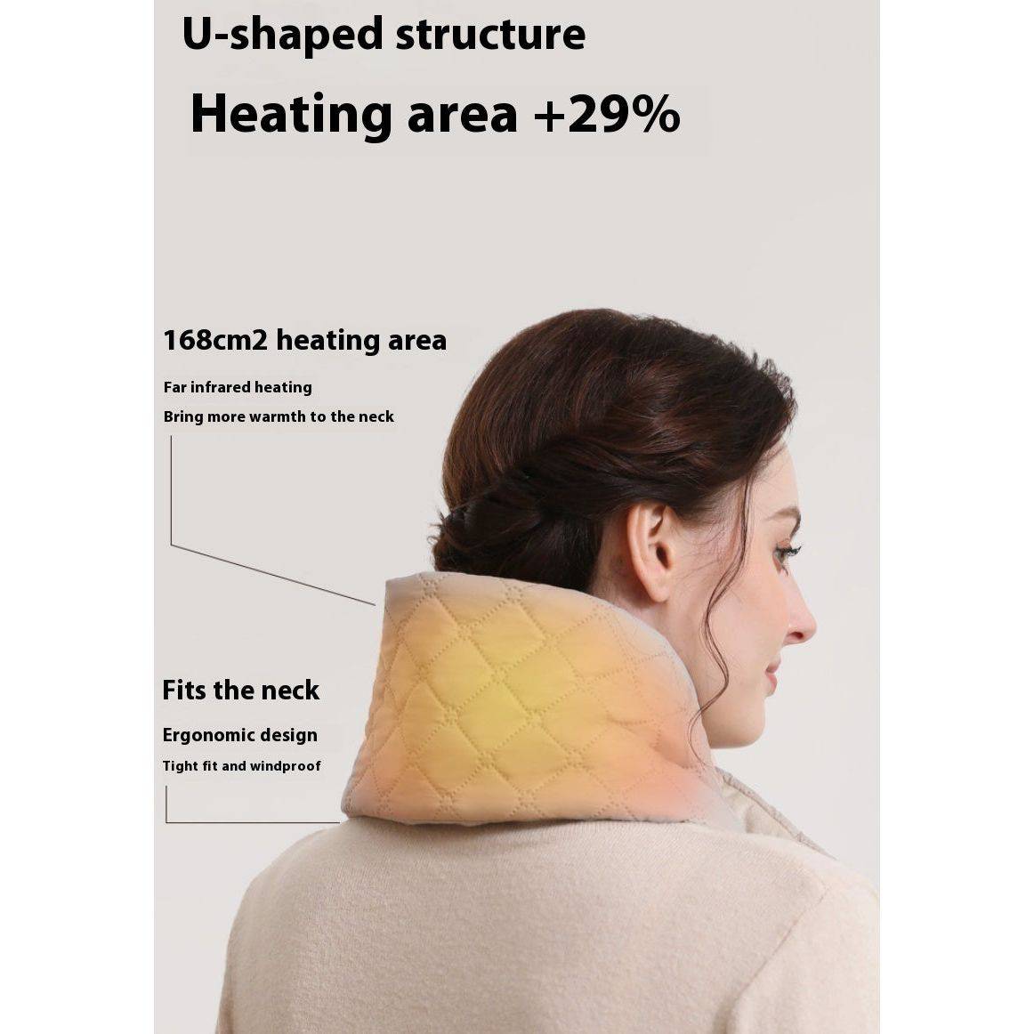 Heating Winter Waist Warmer USB Electric Heating Warm Scarf - Xmaker