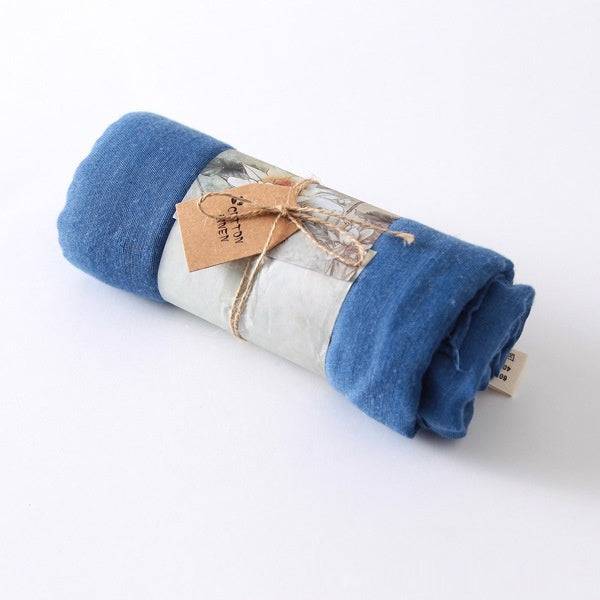 Solid Color Cotton And Linen Thin Scarf - Xmaker