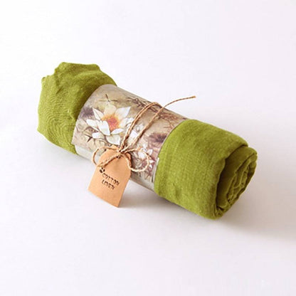 Solid Color Cotton And Linen Thin Scarf - Xmaker