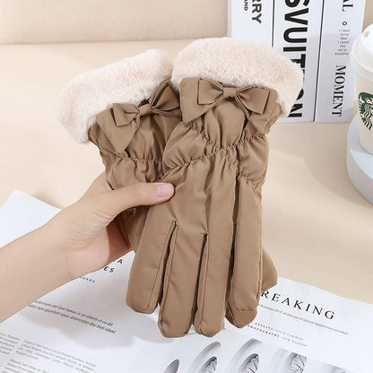 Warm Gloves Winter Women's Touch Screen Fleece-lined Thickened - Xmaker