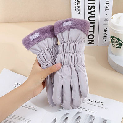 Warm Gloves Winter Women's Touch Screen Fleece-lined Thickened - Xmaker