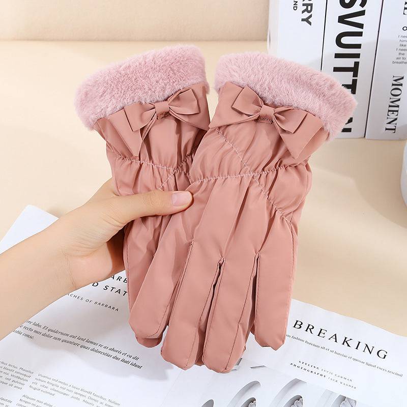 Warm Gloves Winter Women's Touch Screen Fleece-lined Thickened - Xmaker