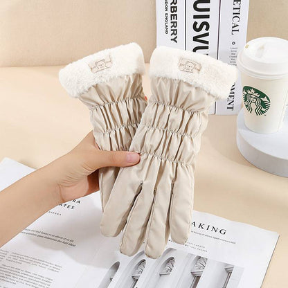 Warm Gloves Winter Women's Touch Screen Fleece-lined Thickened - Xmaker