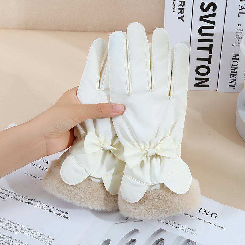 Warm Gloves Winter Women's Touch Screen Fleece-lined Thickened - Xmaker