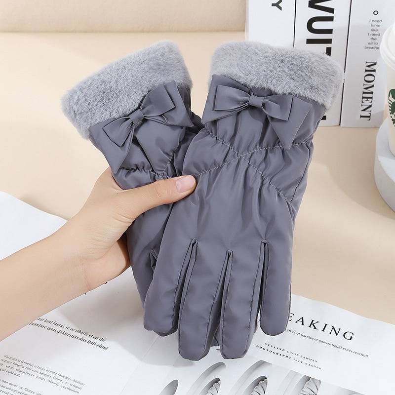 Warm Gloves Winter Women's Touch Screen Fleece-lined Thickened - Xmaker