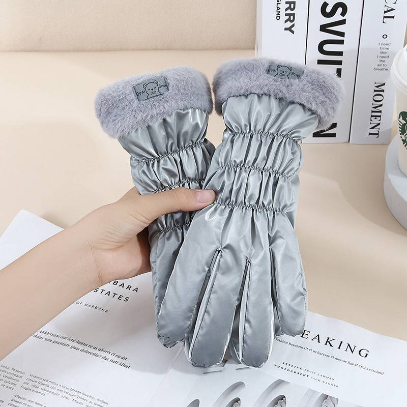 Warm Gloves Winter Women's Touch Screen Fleece-lined Thickened - Xmaker