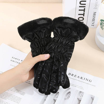 Warm Gloves Winter Women's Touch Screen Fleece-lined Thickened - Xmaker